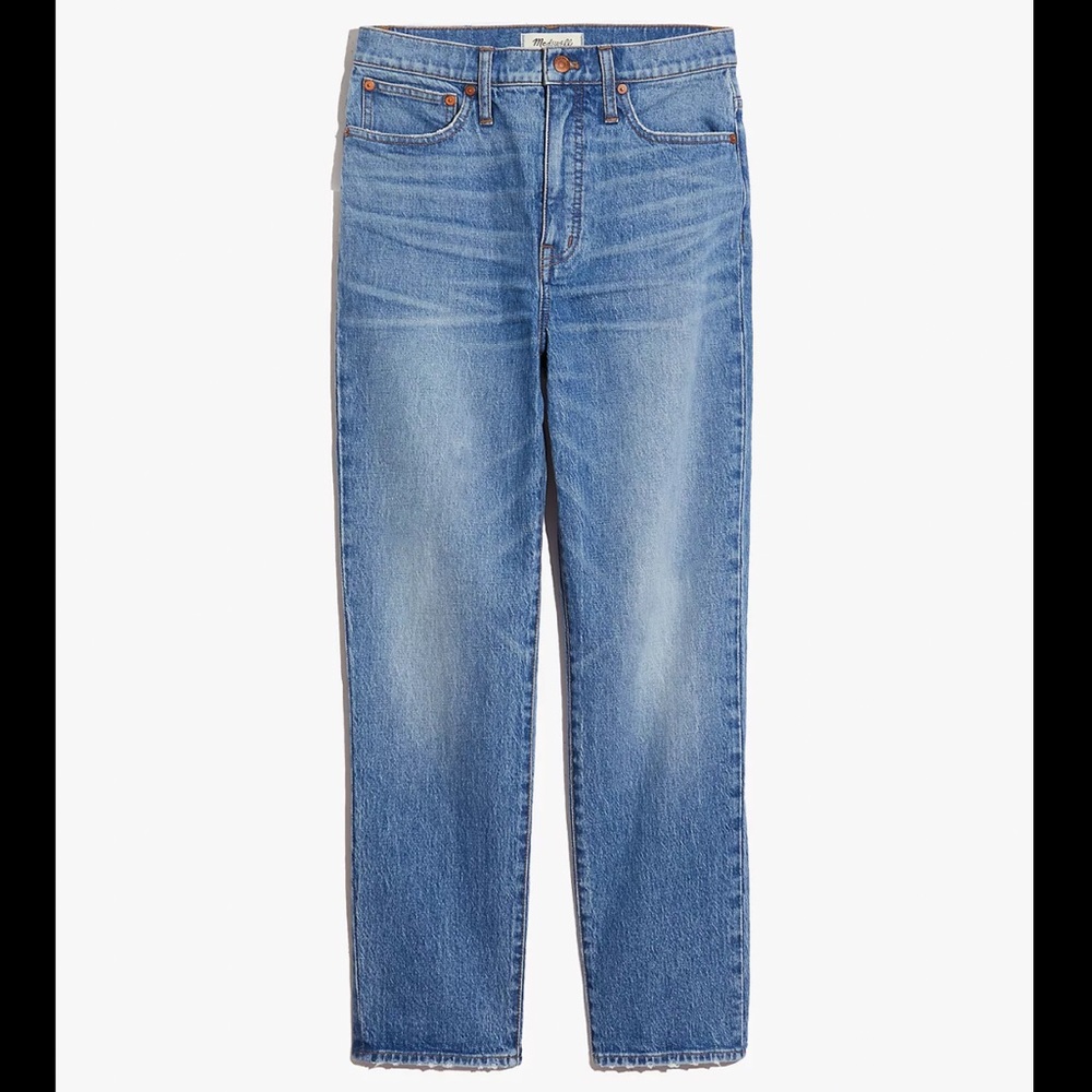 Madewell Classic Straight Jean in Nearwood Wash